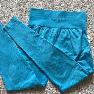 NVGTN Caribbean Blue Contour Leggings Small